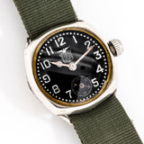 1919 Vintage Elgin Post-WWI Era Military Star Dial Watch in Nickel (# 15479)