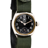 1919 Vintage Elgin Post-WWI Era Military Star Dial Watch in Nickel (# 15479)