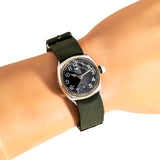 1919 Vintage Elgin Post-WWI Era Military Star Dial Watch in Nickel (# 15479)