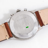 vintage breitling navitimer timepiece case back shot