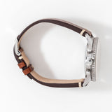 vintage breitling navitimer timepiece crown shot