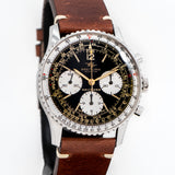 vintage breitling navitimer timepiece dial shot