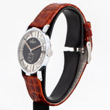 vintage marvin watch dial shot, side view