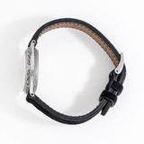 vintage waltham watch case shot, on its side