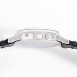 vintage zodiac wristwatch triple date claendar case shot, side view