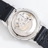 vintage zodiac wristwatch triple date claendar movement shot