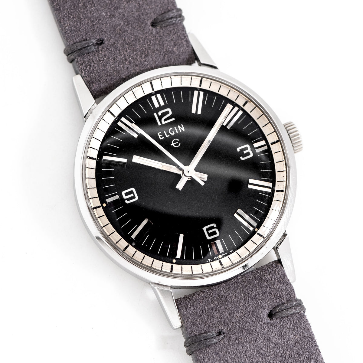 1970's Vintage Elgin Stainless Steel Watch (# 15519) – Second Time