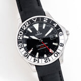 1990's Omega Seamaster GMT Chronometer Ref. 168.1613 in Stainless Steel (# 14754)