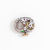 vintage hamilton ladies watch movement shot