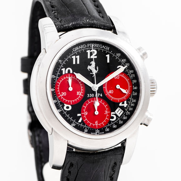 2000's Girard Perregaux Ferrari Ref. 8028 Automatic Chronograph in Stainless Steel (# 14759)