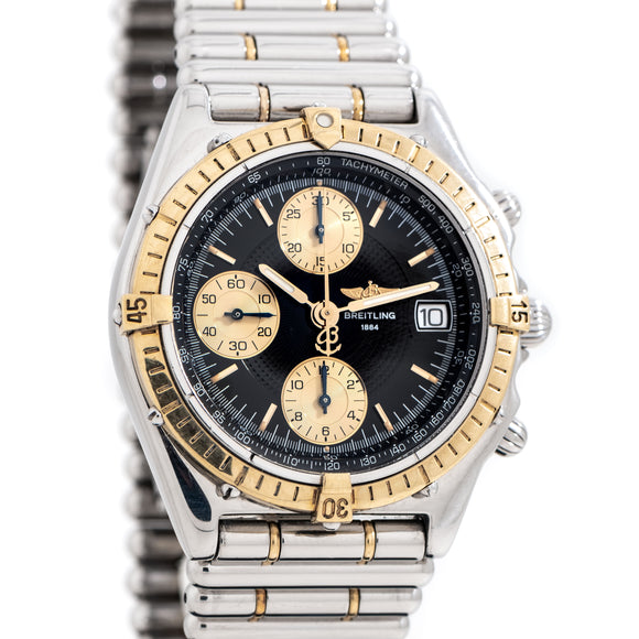 2000's Breitling Navitimer Ref. D13050.1 Automatic Chronograph Two-Tone 18k Yellow Gold & Stainless Steel (# 14757)