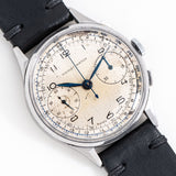 vintage nicolet watch dial shot, on its back