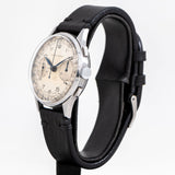 vintage nicolet watch dial shot, side view