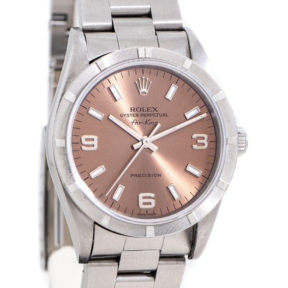 1995 Rolex Air-King Ref. 14010 Copper Dial in Stainless Steel (# 14766)