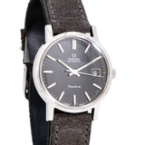 1973 Vintage Omega Genéve Date Ref. 166.098 Stainless Steel Watch (# 15556)