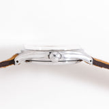 vintage omega wristwatch stainless steel crown shot