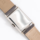 vintage bucherer rectangular watch case back shot