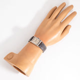 vintage bucherer rectangular watch wrist shot, overview