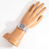 vintage rolex datejust grey wrist shot, overview