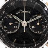 1930's - 1940's Vintage Minerva Ref. 1344 Stainless Steel Watch (# 14579)
