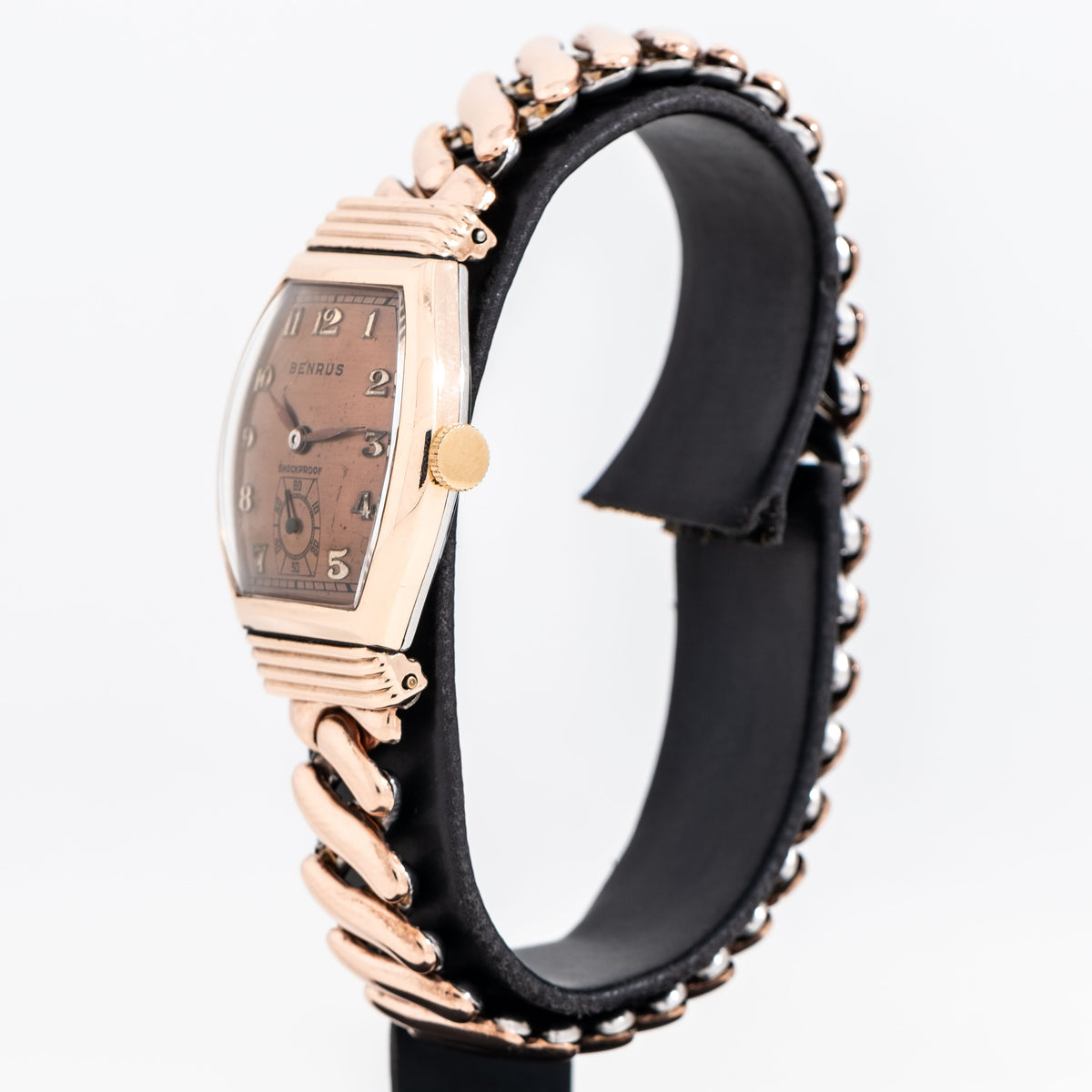 1940's Vintage Benrus 14K Rose Gold Filled Watch (# 15006