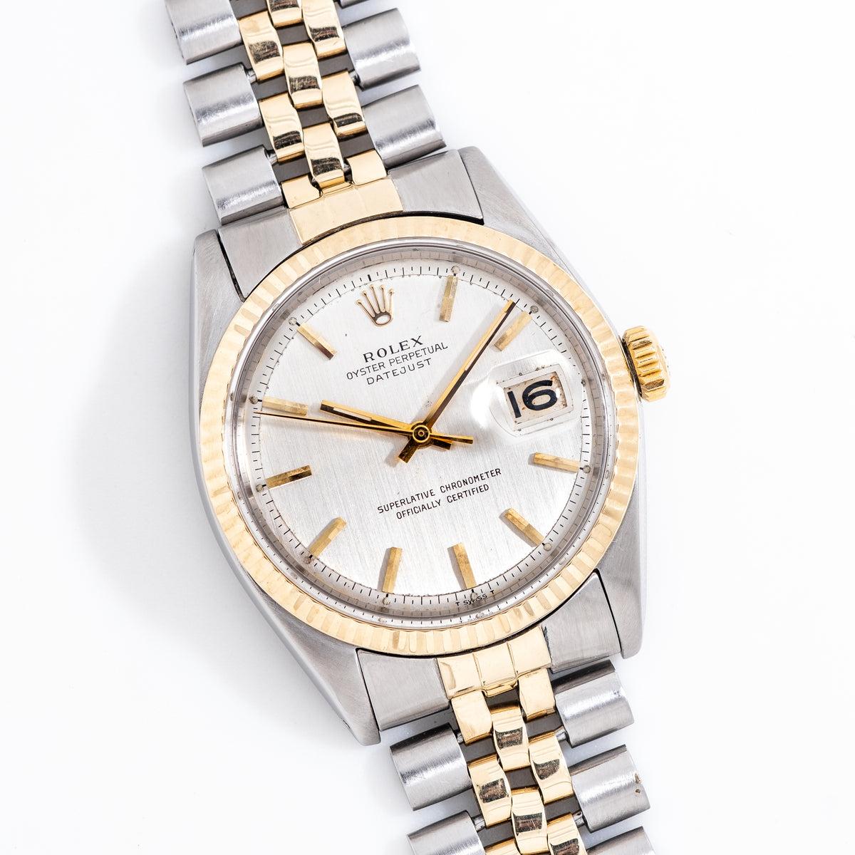 Pre-owned Rolex Oyster Perpetual Datejust (1966) Yellow Gold 6629