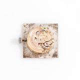 movement image of the omega square shaped watch