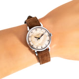 wrist shot of the lecoultre watch