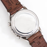 vintage movado chronograph case back shot