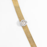 1970's Vintage Ladies Rolex Precision Diamond Studded Watch in Solid 18k White & Yellow Gold (# 14744)
