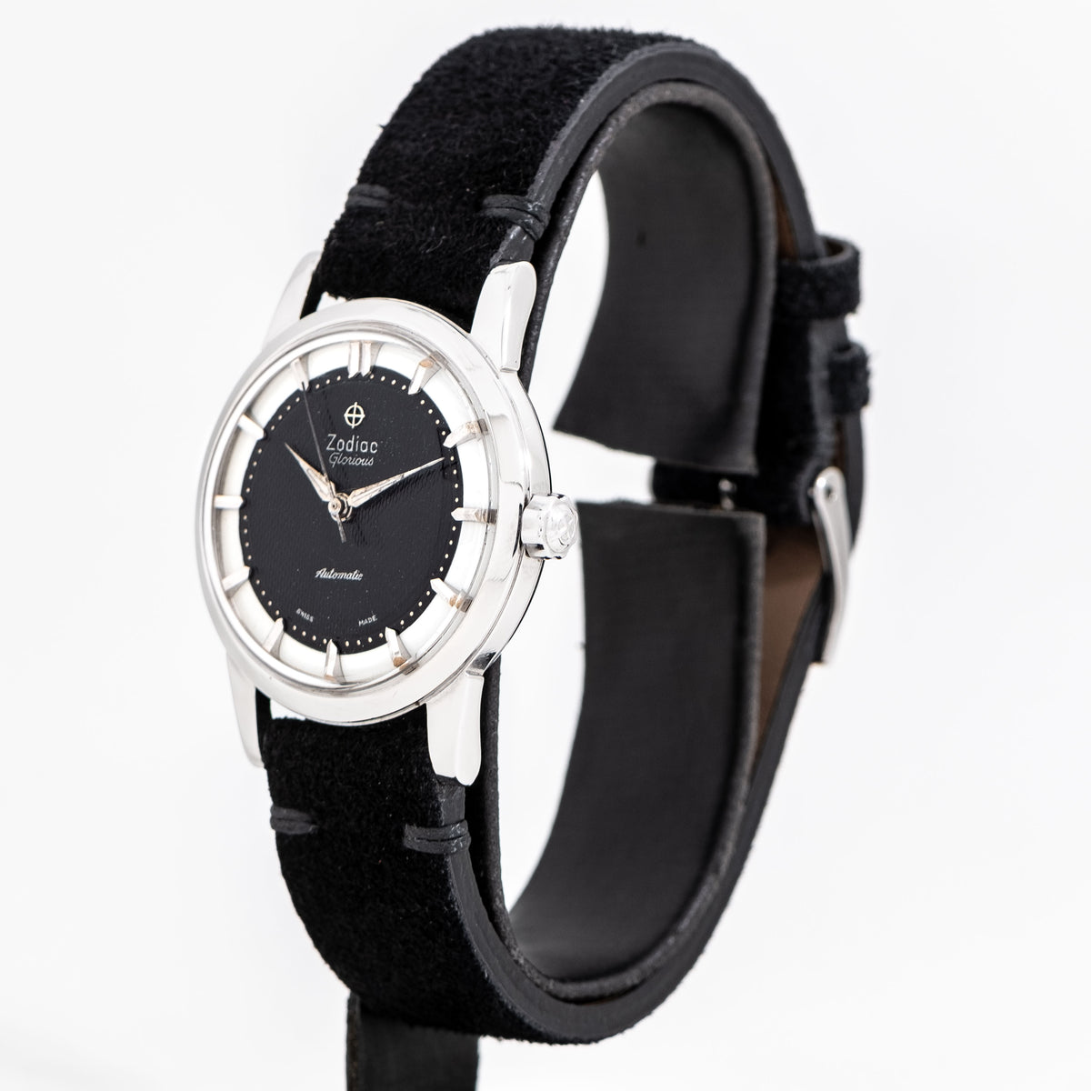 1950's Vintage Zodiac Glorious Ref. 688 Tuxedo Dial Stainless