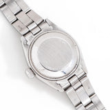 1977 vintage ladies rolex date watch case back shot