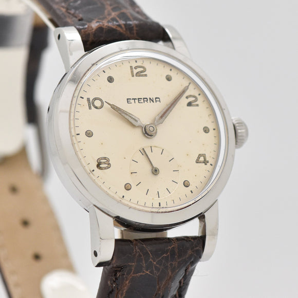 1950's Vintage Eterna Stainless Steel Watch (# 14643)
