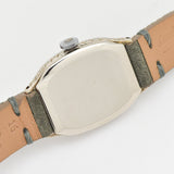 1922 Vintage Illinois Barrel-shaped 14K White Gold Filled Watch (# 14557)
