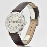 1950's Vintage Movado Triple Date Calendar Stainless Steel Watch (# 14478)