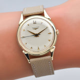 1952 Vintage Longines 14k Yellow Gold Watch (# 14541)