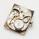 1940's Vintage Gruen Curvex Precision 14k Solid White Gold Watch (# 14466)