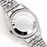 1971 Vintage Rolex Datejust Ref. 1601 Black Dial in 14k White Gold & Stainless Steel (# 16049)