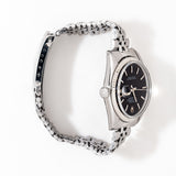 1971 Vintage Rolex Datejust Ref. 1601 Black Dial in 14k White Gold & Stainless Steel (# 16049)