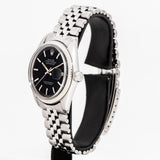 1971 Vintage Rolex Datejust Ref. 1601 Black Dial in 14k White Gold & Stainless Steel (# 16049)