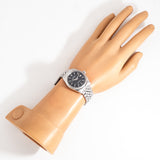 1971 Vintage Rolex Datejust Ref. 1601 Black Dial in 14k White Gold & Stainless Steel (# 16049)