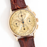 1943 Universal Genéve Dato-Compax Ref. 12495 Solid 18k Rose Gold Watch (# 16052)