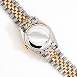1959 Vintage Rolex Early Ovettone Datejust Ref. 6605 Two-Tone 14k Yellow Gold & Stainless Steel Watch (# 16056)