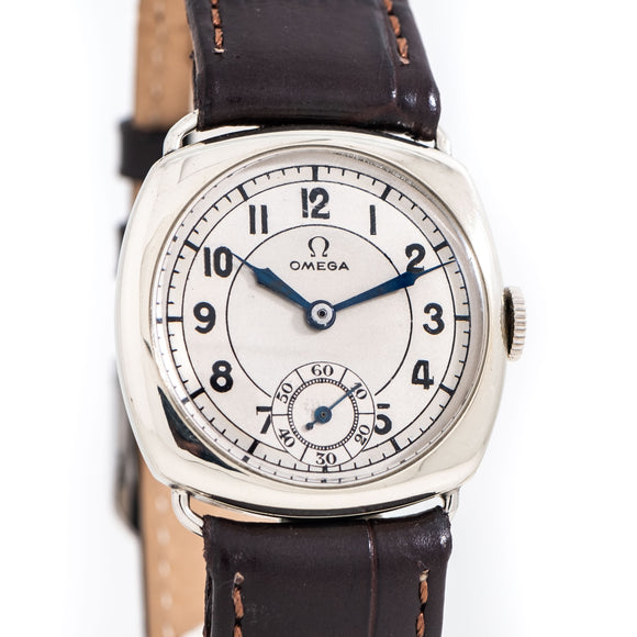 1931 Vintage Omega Manual Winding Watch in Nickel (# 14685)
