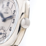 vintage omega cushion ww, close up crown shot