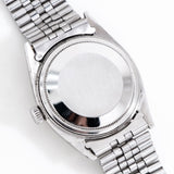 vintage rolex datejust linen case back shot