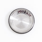 vintage rolex datejust linen interior case back shot