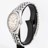 vintage rolex datejust linen dial shot, side view