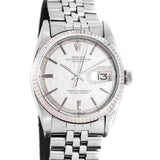 vintage rolex datejust linen dial shot