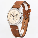 1960's Vintage Gallet 3-Register Multichron 12 Chronograph Stainless Steel Watch (# 14690)